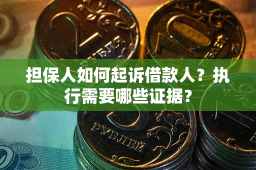 武汉担保人如何起诉借款人？执行需要哪些证据？