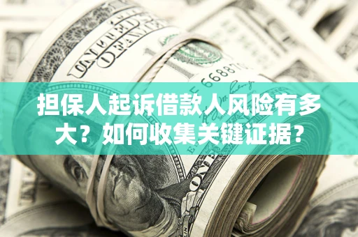 武汉担保人起诉借款人风险有多大？如何收集关键证据？