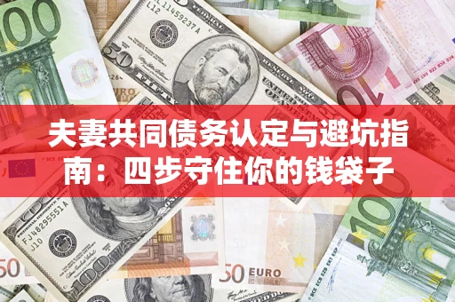武汉夫妻共同债务认定与避坑指南：四步守住你的钱袋子