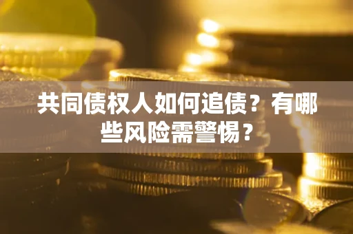 武汉共同债权人如何追债？有哪些风险需警惕？