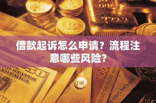 武汉借款起诉怎么申请？流程注意哪些风险？
