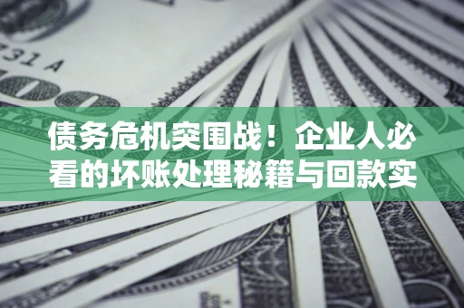 武汉债务危机突围战！企业人必看的坏账处理秘籍与回款实战指南