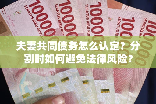 武汉夫妻共同债务怎么认定？分割时如何避免法律风险？